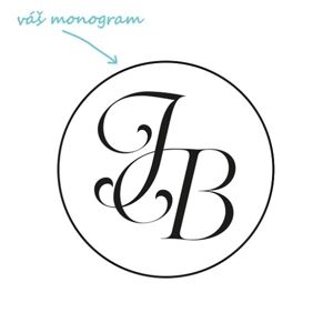 HERO pieskovanie monogramu Výška monogramu: Velký do 6 cm