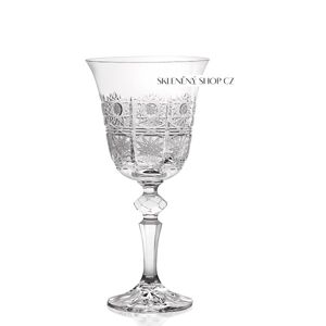 Aurum Crystal Brúsené poháre na víno LAURA 220 ml, 6 ks