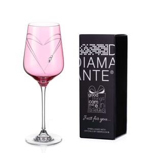 Diamante JFY Pink Hearts wine 450 ml - na pieskovanie