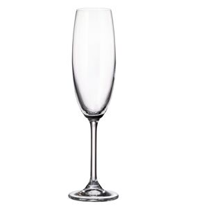 Crystal Bohemia Poháre na sekt COLIBRI 220 ml, 6 ks