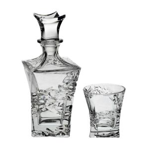 Crystal Bohemia SAMURAI whisky set (1 + 6)