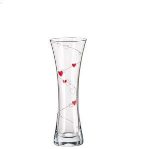 Crystalex Sklenená váza LOVE 195 mm
